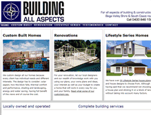 Tablet Screenshot of buildingallaspects.com.au